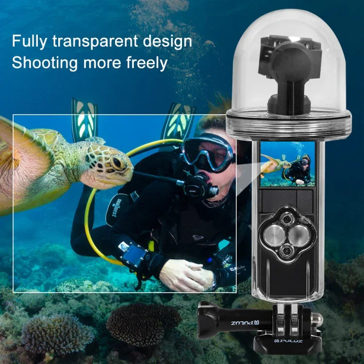 PULUZ 60m水中防水ハウジング ダイビングケースカバー DJI Osmo Pocket用