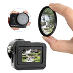 PULUZ ハウジングシェル CNCアルミ合金保護ケージ 保険フレーム＆52mm UVレンズ付き GoPro HERO8 Black用、フレーム付きHERO8 Black用