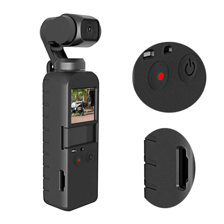 PULUZ 2in1 ダイヤモンドテクスチャー シリコンカバーケースセット DJI OSMO Pocket用、DJI OSMO Pocket用