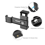 PULUZ DJI OSMO Pocket / Pocket 2用 スマートフォン固定クランプ 1/4インチ ホルダーマウントブラケット、クランプ