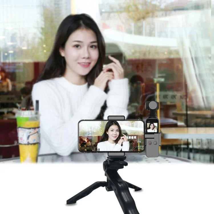 PULUZ DJI OSMO Pocket / Pocket 2用 スマートフォン固定クランプ 1/4インチ ホルダーマウントブラケット、クランプ