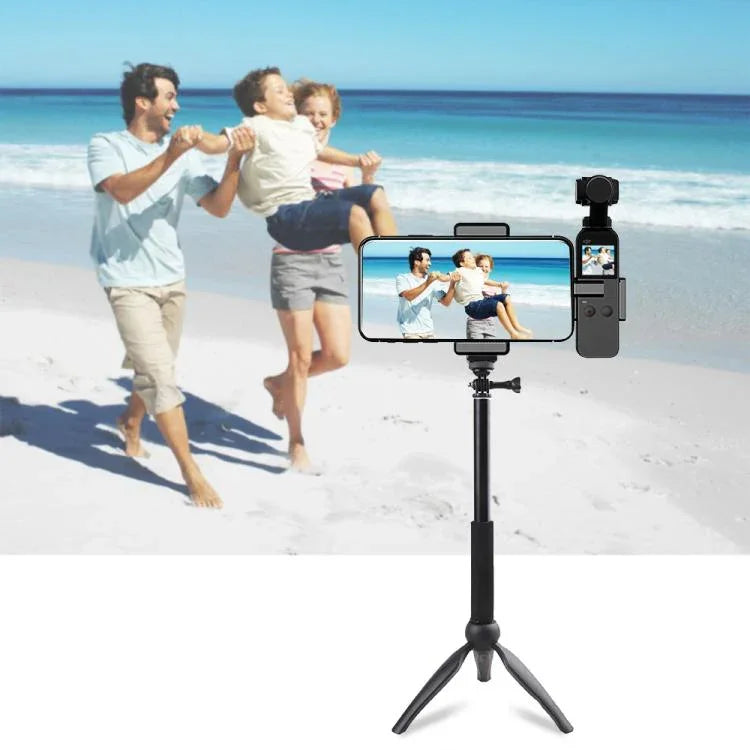 PULUZ DJI OSMO Pocket / Pocket 2用 スマートフォン固定クランプ 1/4インチ ホルダーマウントブラケット、クランプ