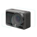 PULUZ レンズ + 前後LCDディスプレイ 9H 2.5D 強化ガラスフィルム DJI Osmo Action用, DJI Osmo Action用
