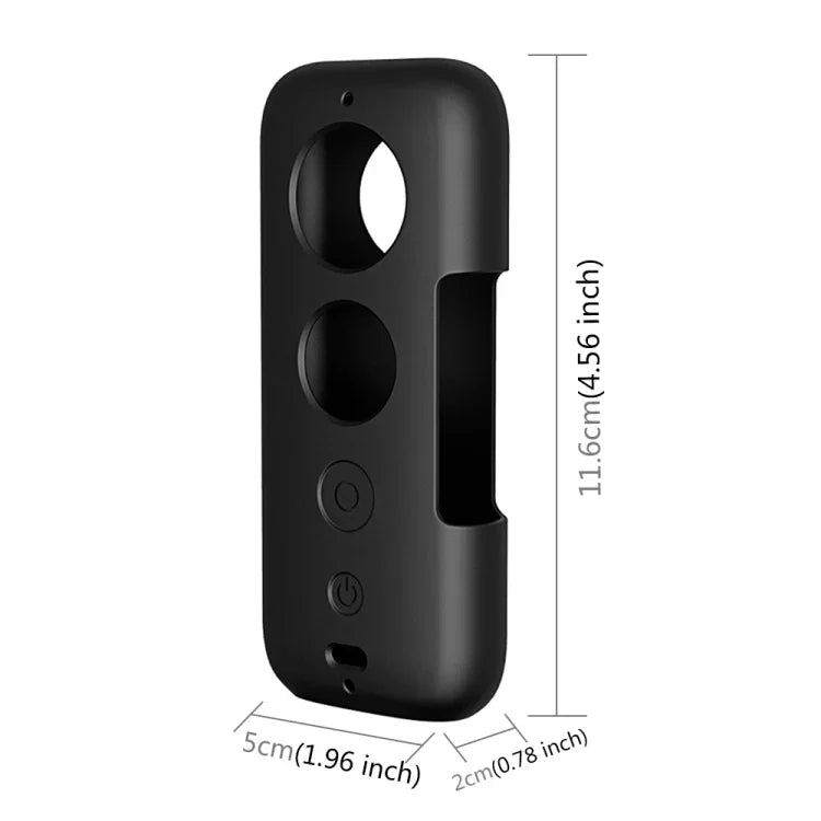 PULUZ シリコン保護ケース レンズカバー付き Insta360 ONE X用, Insta360 ONE X(ブラック)用, Insta360 ONE X(レッド)用