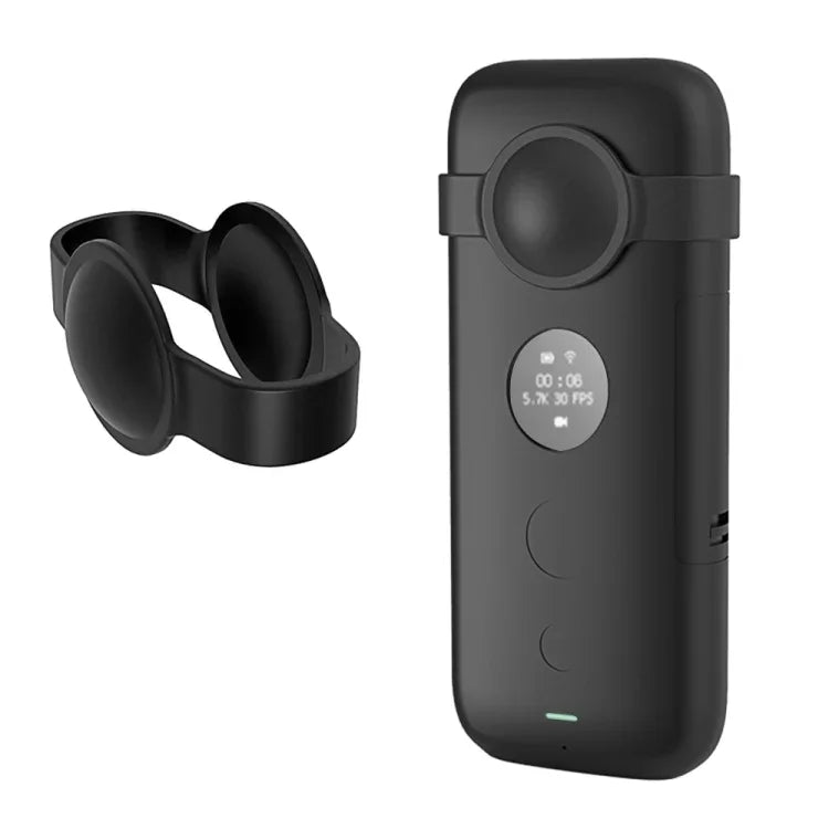 PULUZ シリコン保護ケース レンズカバー付き Insta360 ONE X用, Insta360 ONE X(ブラック)用, Insta360 ONE X(レッド)用