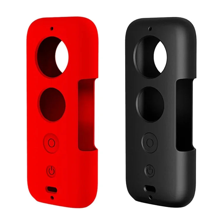 PULUZ シリコン保護ケース レンズカバー付き Insta360 ONE X用, Insta360 ONE X(ブラック)用, Insta360 ONE X(レッド)用