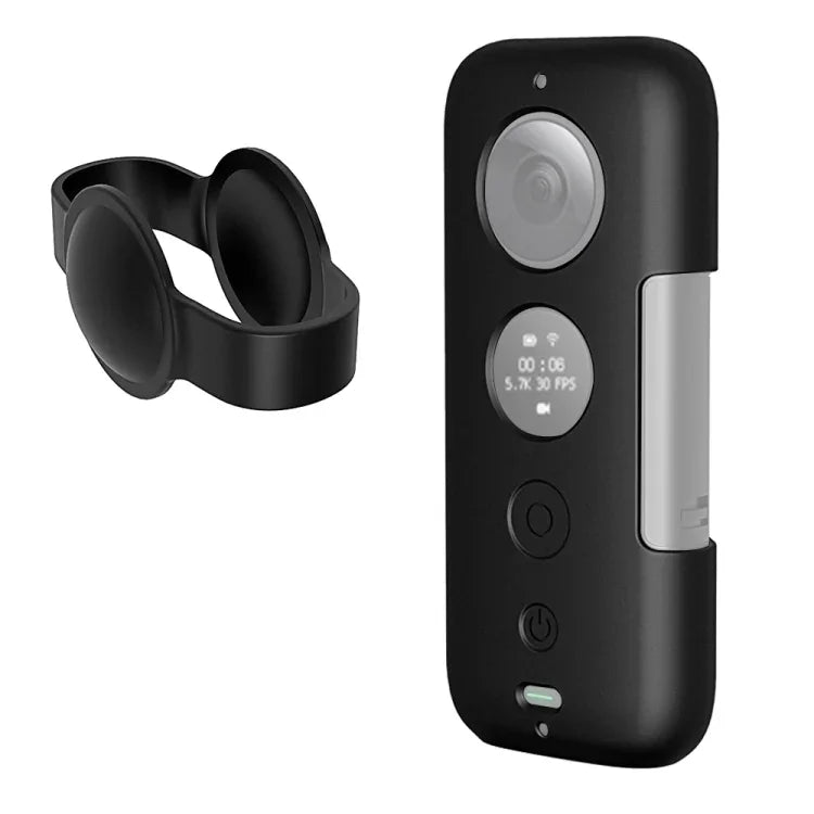PULUZ シリコン保護ケース レンズカバー付き Insta360 ONE X用, Insta360 ONE X(ブラック)用, Insta360 ONE X(レッド)用