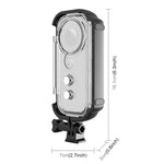 PULUZ 30m Underwater Waterproof Housing Protective Case for Insta360 ONE X, with Buckle Basic Mount & Screw, For Insta360 ONE X