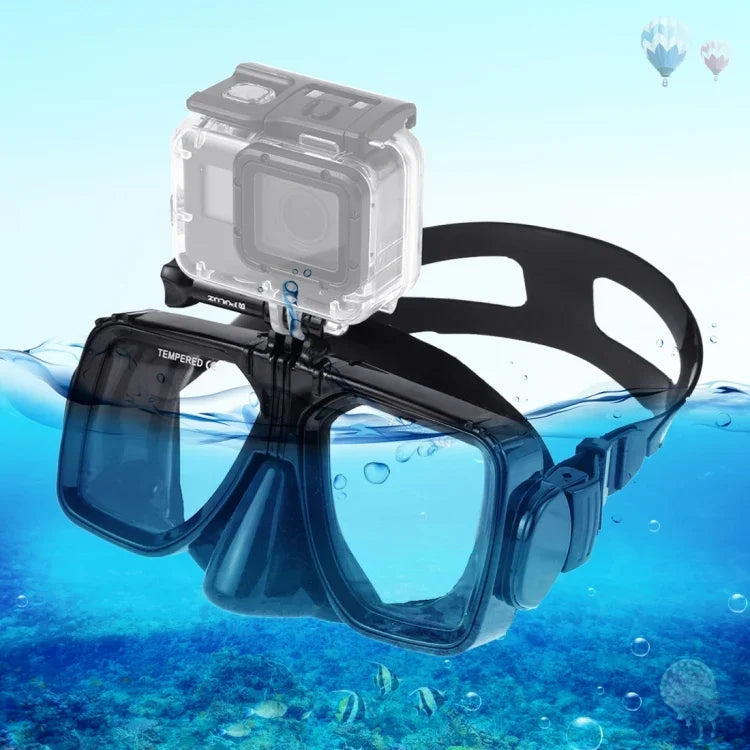 PULUZ ウォータースポーツダイビング機器 ダイビングマスク 水泳ゴーグル GoPro、Insta360、DJIおよびその他アクションカメラ用