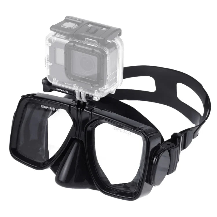PULUZ ウォータースポーツダイビング機器 ダイビングマスク 水泳ゴーグル GoPro、Insta360、DJIおよびその他アクションカメラ用