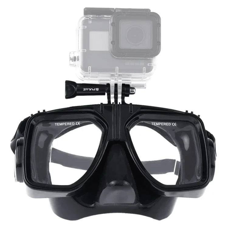 PULUZ ウォータースポーツダイビング機器 ダイビングマスク 水泳ゴーグル GoPro、Insta360、DJIおよびその他アクションカメラ用