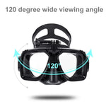 PULUZ ウォータースポーツダイビング機器 ダイビングマスク 水泳ゴーグル GoPro、Insta360、DJIおよびその他アクションカメラ用