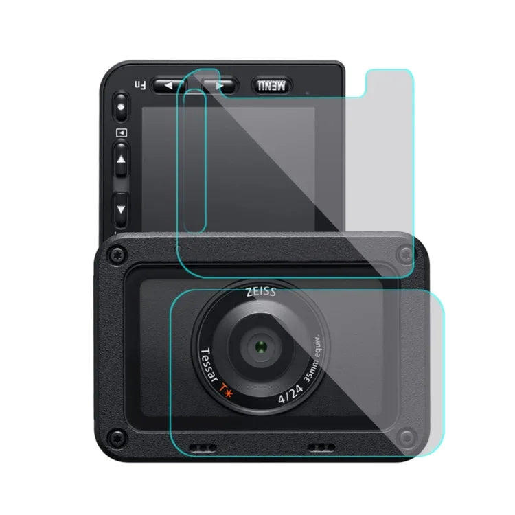PULUZ 前面レンズおよび背面LCDディスプレイ用 柔軟な防指紋AF HDフィルム Sony RX0 II / RX0用, Sony RX0 II用