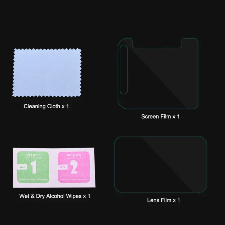 PULUZ 前面レンズおよび背面LCDディスプレイ用 柔軟な防指紋AF HDフィルム Sony RX0 II / RX0用, Sony RX0 II用
