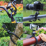 PULUZ ミニオクトパスフレキシブル三脚ホルダー ボールヘッド付き 一眼レフカメラ、GoPro、携帯電話用 サイズ：25cmx4.5cm、25cm三脚