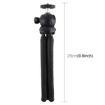 PULUZ ミニオクトパスフレキシブル三脚ホルダー ボールヘッド付き 一眼レフカメラ、GoPro、携帯電話用 サイズ：25cmx4.5cm、25cm三脚