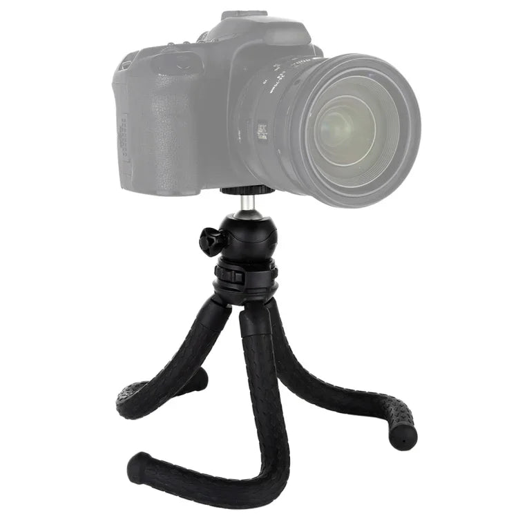 PULUZ ミニオクトパスフレキシブル三脚ホルダー ボールヘッド付き 一眼レフカメラ、GoPro、携帯電話用 サイズ：30cmx5cm、30cm三脚