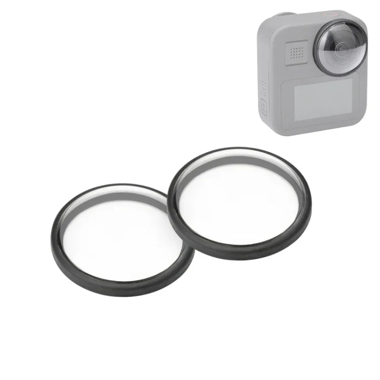2個セット PULUZ GoPro Max用アクリル保護レンズカバー、レンズカバー