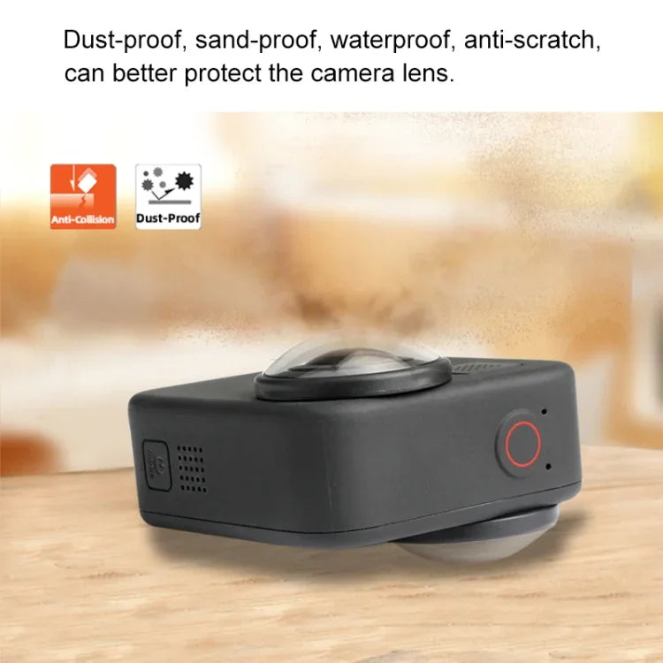 2個セット PULUZ GoPro Max用アクリル保護レンズカバー、レンズカバー