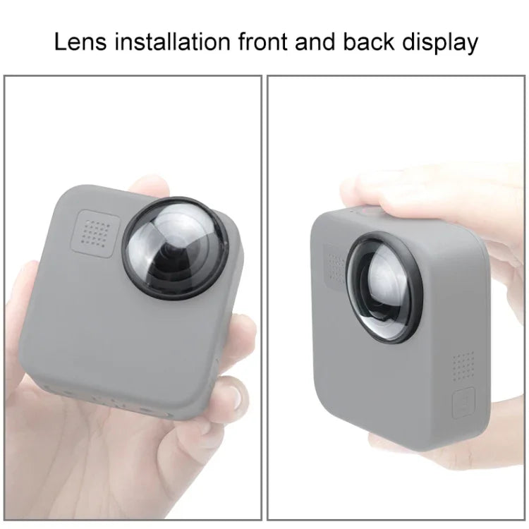 2個セット PULUZ GoPro Max用アクリル保護レンズカバー、レンズカバー