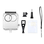 PULUZ 45m防水ダイビングハウジングケース GoPro MAX用、バックル付き基本マウント＆ネジ、防水ケース