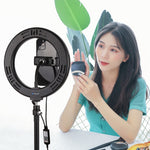 PULUZ 7.9インチ 20cm USB RGB 調光可能 LED デュアルカラーテンパチャー 曲面ライトリング Vlog 自撮り 写真撮影 ビデオライト スマホクランプ付き、7.9インチ RGBW