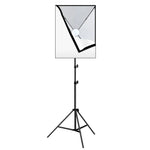 PULUZ 50x70cm スタジオソフトボックス + 2m三脚マウント + 単体220V E27 30W 5700K 白色LED電球 写真撮影キット, 単体電球 EUプラグ, 単体電球 USプラグ