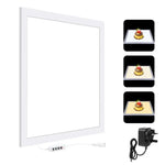 PULUZ 1000LM LED アクリル ノーポーラ 調光なし シャドウレス ライトパッド スイッチ付き 40cm フォトスタジオボックス用、ライト(US)、ライト(UK)、ライト(EU)
