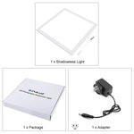 PULUZ 1000LM LED アクリル ノーポーラ 調光なし シャドウレス ライトパッド スイッチ付き 40cm フォトスタジオボックス用、ライト(US)、ライト(UK)、ライト(EU)