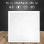 PULUZ 1000LM LED アクリル ノーポーラ 調光なし シャドウレス ライトパッド スイッチ付き 40cm フォトスタジオボックス用、ライト(US)、ライト(UK)、ライト(EU)