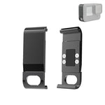 PULUZ GoPro HERO13 Black /12 Black /11 Black /10 Black /9 Black用金属製バッテリー側面インターフェースカバー、金属プラスチック側面カバー