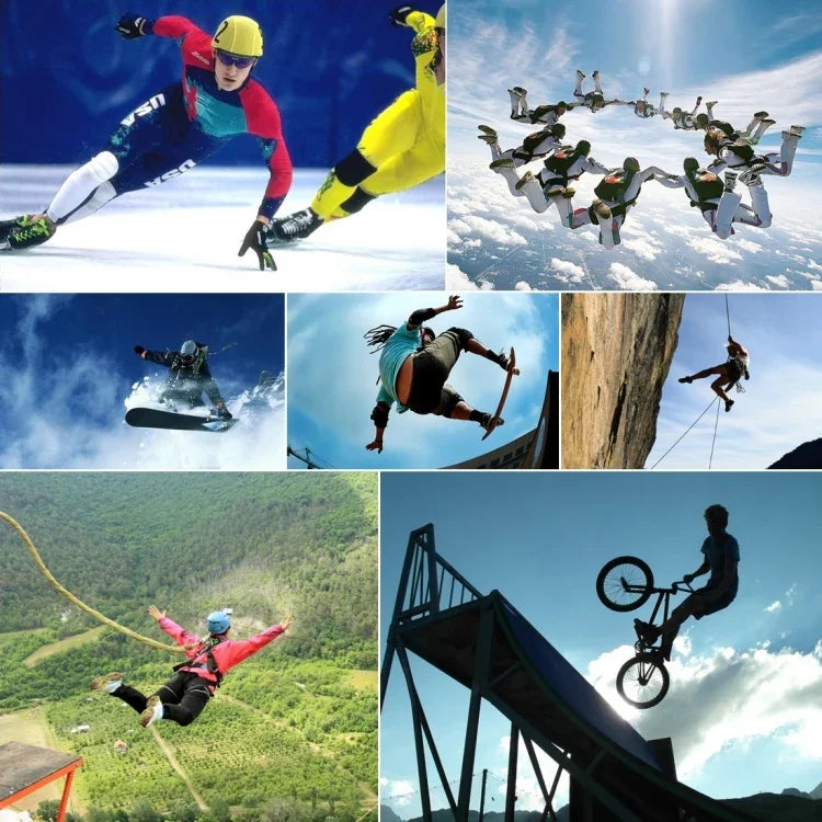 PULUZ GoPro HERO12 Black /11 Black /10 Black /9 Black用シリコン保護ケースカバー 手首ストラップ＆レンズカバー付き、GoPro HERO9 Black用