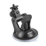 PULUZ 車用吸盤マウント ネジ＆三脚マウントアダプター＆収納バッグ付き GoPro、Insta360、DJIおよびその他アクションカメラ用, 吸盤マウント