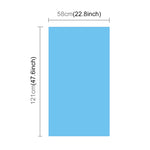 PULUZ 写真撮影用背景 PVC ペーパーキット スタジオテントボックス用、サイズ: 121cm x 58cm、バックドロップ 60cm(ブルー)、バックドロップ 60cm(レッド)、バックドロップ 60cm(B)、バックドロップ 60cm(W)
