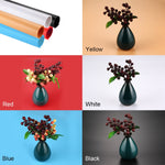 PULUZ 写真撮影用背景 PVC ペーパーキット スタジオテントボックス用、サイズ: 121cm x 58cm、バックドロップ 60cm(ブルー)、バックドロップ 60cm(レッド)、バックドロップ 60cm(B)、バックドロップ 60cm(W)