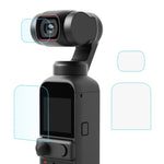 PULUZ 9H 2.5D HD強化ガラスレンズプロテクター＋スクリーンフィルム DJI OSMO Pocket 2用、DJI OSMO Pocket 2用