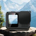 PULUZ GoPro HERO12 Black /11 Black /10 Black /9 Black用ソフトTPUラバー傷防止カメラレンズ保護キャップカバー、GoPro HERO12 Blackレンズキャップ用