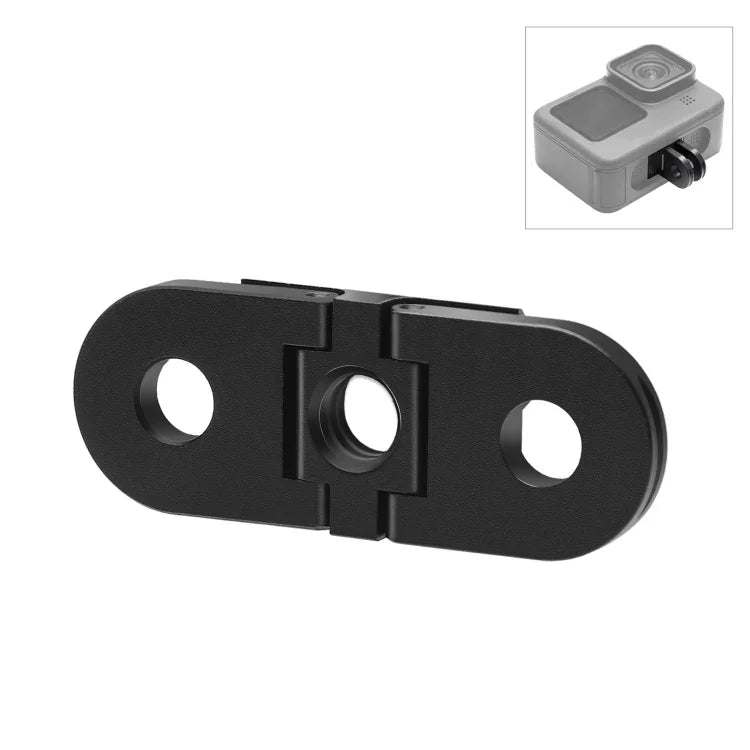 PULUZ GoPro HERO 4K 2024 / HERO13 Black /12 Black /11 Black /11 Black mini /10 Black /9 Black /8 Black / Max用折りたたみ指トライポッドマウントアダプター、GoPro HERO13 Black用折りたたみ指トライポッド