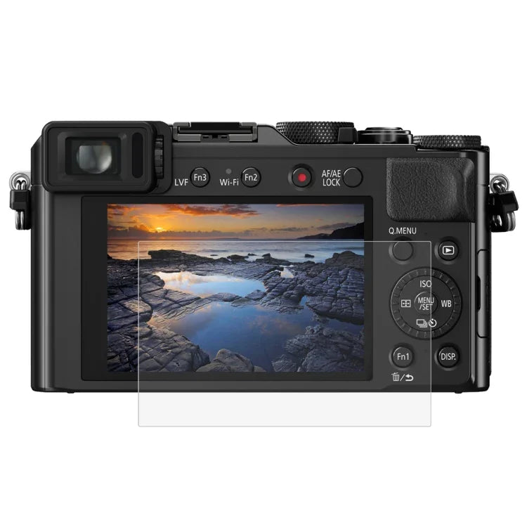 PULUZ 2.5D 9H Tempered Glass Film for Panasonic DMC-LX100, Compatible with Panasonic TX1 / TX2 / LX100II / LX100 / GF2 / GF3 / GF5 / GF6 / WEA / GM1 / FL1GK / GX7 / GF9  / GF8  / GF7 / GM1S / TZ70 / TZ90 / TZ85 / FZ85 / TZ57, FUJIFILM A1/ A2 / XM1/ X30...