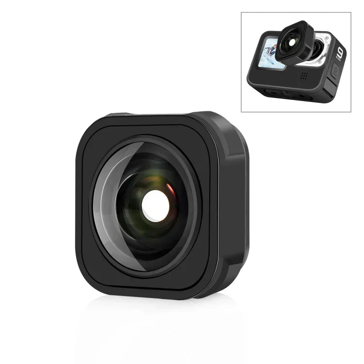 PULUZ Maxレンズモッド ワイドアングルレンズ GoPro Hero13 Black / Hero12 Black / Hero11 Black / HERO10 Black / HERO9 Black用、GoPro Hero13 Black / Hero12 Black用