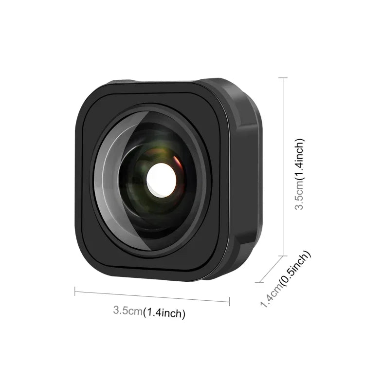 PULUZ Maxレンズモッド ワイドアングルレンズ GoPro Hero13 Black / Hero12 Black / Hero11 Black / HERO10 Black / HERO9 Black用、GoPro Hero13 Black / Hero12 Black用