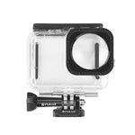 PULUZ 40m防水ハウジング保護ケース バックル付きベーシックマウント＆ネジ GoPro HERO12 Black /11 Black /11 Black Mini /10 Black /9 Black Maxレンズモッド用、GoPro Hero11 Black / HERO10 Black用