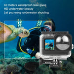 PULUZ 40m防水ハウジング保護ケース バックル付きベーシックマウント＆ネジ GoPro HERO12 Black /11 Black /11 Black Mini /10 Black /9 Black Maxレンズモッド用、GoPro Hero11 Black / HERO10 Black用