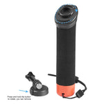 PULUZ GoPro、Insta360、DJIおよびその他のアクションカメラ用浮遊フォームハンドグリップ 浮力ロッド ストラップ＆クイックリリースベース付き、フォーム浮遊ハンドグリップ