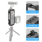 PULUZ Insta360 ONE X2用保護ケージリグハウジングフレーム 冷却シュー付き＆磁気折りたたみ三脚アダプター、Insta360 ONE X2用ケージ