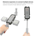PULUZ Insta360 ONE X2用保護ケージリグハウジングフレーム 冷却シュー付き＆磁気折りたたみ三脚アダプター、Insta360 ONE X2用ケージ