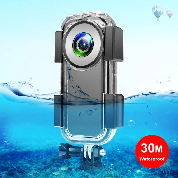 PULUZ Insta360 ONE X2用30m水中防水ハウジングケース、水中ケース Insta360 ONE X2用