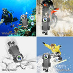 PULUZ Insta360 ONE X2用30m水中防水ハウジングケース、水中ケース Insta360 ONE X2用