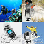 PULUZ DJI Action 2カメラユニット / Action 2パワーコンボ / Action 2デュアルスクリーンコンボ用60m防水ハウジングダイビングケース、ダイビングケース