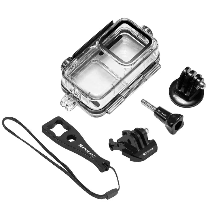 PULUZ DJI Action 2カメラユニット / Action 2パワーコンボ / Action 2デュアルスクリーンコンボ用60m防水ハウジングダイビングケース、ダイビングケース